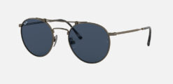 Alternative view of RAY BAN ROUND TITANIUM 8147