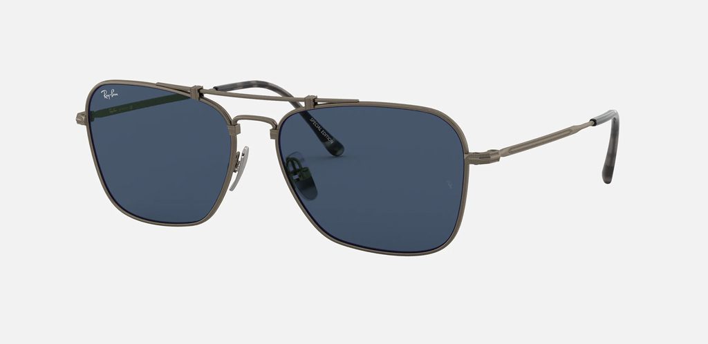 RAY BAN CARAVAN TITANIUM 8136