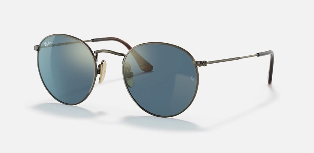 RAY BAN ROUND METAL TITANIUM 8247 - Image 3