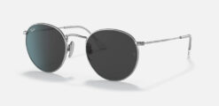 RAY BAN ROUND METAL TITANIUM 8247