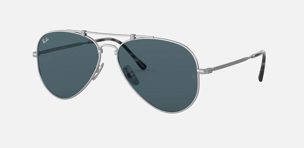 RAY BAN AVIATOR TITANIUM 8125
